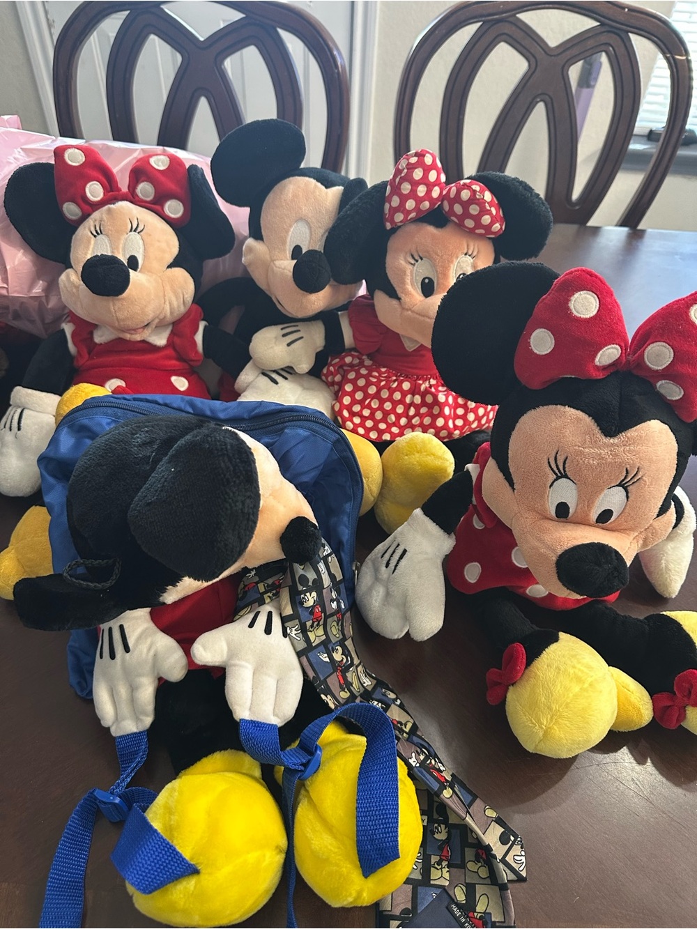 Disney Minnie & Mickey Plush Collection - Red, Black, Yellow